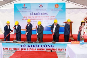 Khởi công tu bổ, tôn tạo Di tích Trường dạy làm báo Huỳnh Thúc Kháng
