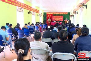 Tổ đại biểu HĐND tỉnh tiếp xúc cử tri 3 xã Chiềng Khoa, Tô Múa và Mường Men