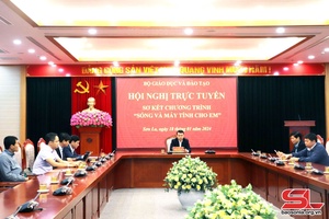 Hội nghị trực tuyến sơ kết chương trình “Sóng và máy tính cho em”