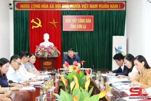 Đồng chí Phó Bí thư Thường trực Tỉnh ủy tiếp công dân tháng 2/2024