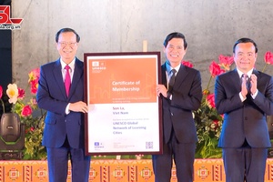 Thành phố Sơn La được ghi danh vào mạng lưới "Thành phố học tập toàn cầu" của UNESCO