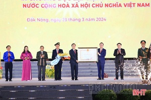 Đắk Nông long trọng tổ chức Lễ kỷ niệm 20 năm ngày tái lập tỉnh
