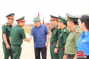 Đón tiếp các lực lượng làm nhiệm vụ diễu binh, diễu hành đi qua và dừng nghỉ trên địa bàn tỉnh Sơn La phục vụ Lễ kỷ niệm 70 năm Chiến thắng Điện Biên Phủ 