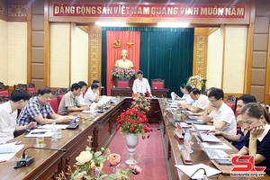 'Đoàn giám sát Ban chỉ đạo cải cách tư pháp tỉnh làm việc tại huyện Quỳnh Nhai