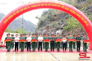 Khánh thành công trình chào mừng 70 năm chiến thắng Điện Biên Phủ