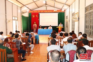 'Đoàn đại biểu Quốc hội tỉnh tiếp xúc cử tri tại xã Mường Cai, Mường Hung