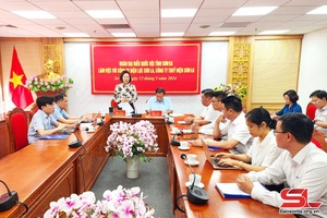 Đoàn đại biểu Quốc hội tỉnh làm việc với Công ty Điện lực Sơn La và Công ty Thủy điện Sơn La