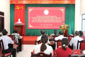 'Đồng chí Chủ tịch Hội Khuyến học Việt Nam thăm và làm việc với Hội Khuyến học tỉnh