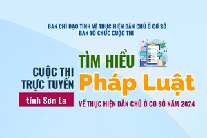 Đề cương tuyên truyền Cuộc thi trực tuyến về “Tìm hiểu pháp luật về thực hiện dân chủ ở cơ sở” tỉnh Sơn La năm 2024