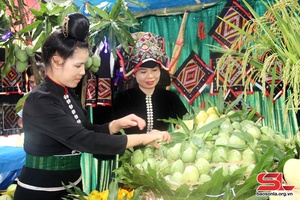 Ấn tượng hội thi trưng bày nông sản huyện Yên Châu