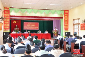 Tổ đại biểu HĐND tỉnh tiếp xúc cử tri tại huyện Mai Sơn