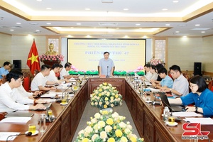 Phiên họp thứ 47, Thường trực HĐND tỉnh khóa XV