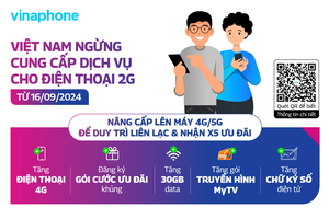 VinaPhone hỗ trợ khách hàng nâng cấp điện thoại 4G