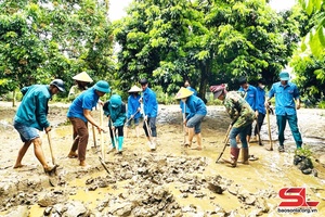 'Sông Mã tập trung khắc phục hậu quả mưa lũ