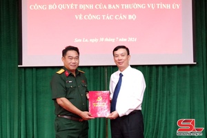 Hội nghị công bố quyết định của Ban Thường vụ Tỉnh ủy về công tác cán bộ
