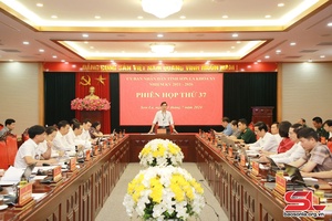 Phiên họp thứ 37, UBND tỉnh khóa XV