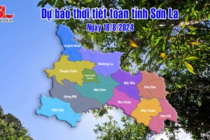 Dự báo thời tiết toàn tỉnh Sơn La ngày 18/8/2024
