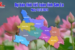 Dự báo thời tiết toàn tỉnh Sơn La ngày 23/8/2024