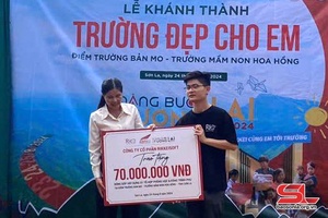 Khánh thành công trình “Trường đẹp cho em” 