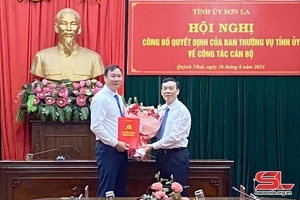 Hội nghị công bố quyết định của Ban Thường vụ Tỉnh ủy về công tác cán bộ