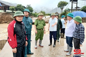 'Mưa bão gây thiệt hại về người và tài sản trên địa bàn huyện Mường La