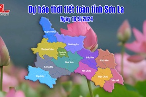 Dự báo thời tiết toàn tỉnh Sơn La ngày 18/9/2024
