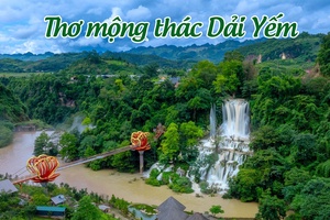 'Thơ mộng thác Dải Yếm 