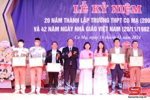 'Kỷ niệm 20 năm thành lập Trường Trung học phổ thông Co Mạ