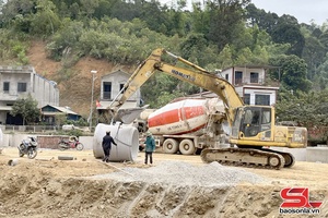 'Bắc Yên tập trung triển khai dự án đường nội thị