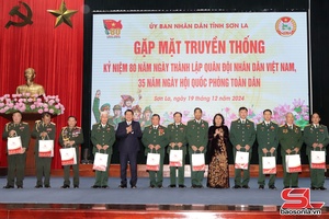 Gặp mặt truyền thống Kỷ niệm 80 năm Ngày thành lập Quân đội nhân dân Việt Nam và 35 năm Ngày hội Quốc phòng toàn dân