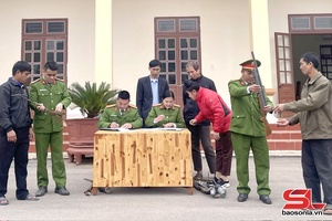 'Tuyên truyền, phổ biến giáo dục pháp luật về vũ khí, vật liểu nổ, công cụ hỗ trợ và pháo