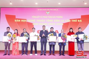 83 tác phẩm đoạt Giải thưởng văn học nghệ thuật tỉnh Sơn La lần thứ ba