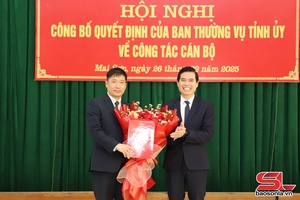 Hội nghị công bố quyết định của Ban Thường vụ Tỉnh ủy về công tác cán bộ tại huyện Mai Sơn
