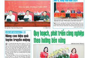 Báo Sơn La, thứ 2, ngày 31/3/2025