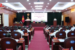 Kỳ họp chuyên đề thứ 30, HĐND tỉnh khóa XV
