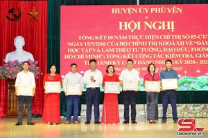 'Huyện ủy Phù Yên tổng kết 10 năm thực hiện Chỉ thị số 05-CT/TW  và công tác kiểm tra, giám sát, thi hành kỷ luật của Đảng nhiệm kỳ 2020-2025