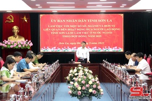 Đẩy mạnh hoạt động đưa người lao động tỉnh Sơn La đi làm việc ở nước ngoài 