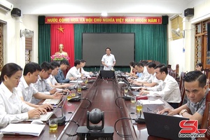 Đồng chí Phó chủ tịch UBND tỉnh làm việc tại huyện Mai Sơn