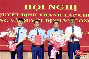 Hội nghị công bố quyết định thành lập Chi cục Quản lý thị trường và quyết định về công tác cán bộ 