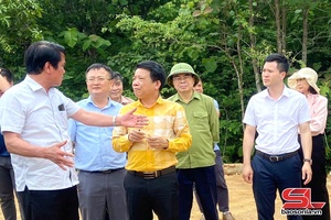 Đồng chí Phó Chủ tịch UBND tỉnh làm việc tại huyện Mường La