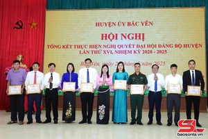 'Bắc Yên tổng kết thực hiện Nghị quyết Đại hội Đảng bộ huyện lần thứ XVI, nhiệm kỳ 2020-2025