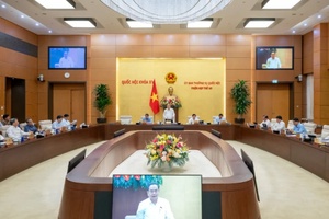 'Thông cáo báo chí về Chương trình Phiên họp thứ 46 của Ủy ban Thường vụ Quốc hội
