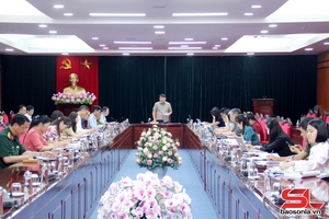 Họp Thường trực Tiểu ban Văn kiện Đại hội Đảng bộ tỉnh Sơn La lần thứ XVI