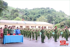'Lễ xuất quân chương trình “Học làm chiến sĩ công an”
