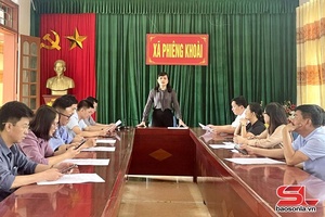 Đồng chí Chủ nhiệm UBKT Tỉnh ủy làm việc tại huyện Yên Châu