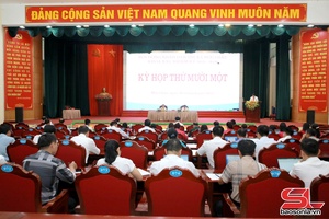'Kỳ họp thứ mười một, HĐND thị xã Mộc Châu khoá XXI