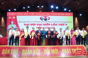 'Đại hội  Đảng bộ Công ty cổ phần Môi trường và Dịch vụ đô thị Sơn La lần thứ V