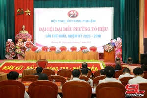 Hội nghị rút kinh nghiệm công tác chỉ đạo tổ chức Đại hội điểm Đảng bộ phường Tô Hiệu