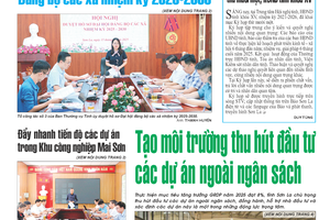 Báo Sơn La, thứ 4, ngày 16/7/2025