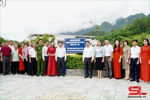 'Quỳnh Nhai khánh thành các công trình chào mừng Đại hội đại biểu Đảng bộ xã nhiệm kỳ 2025-2030